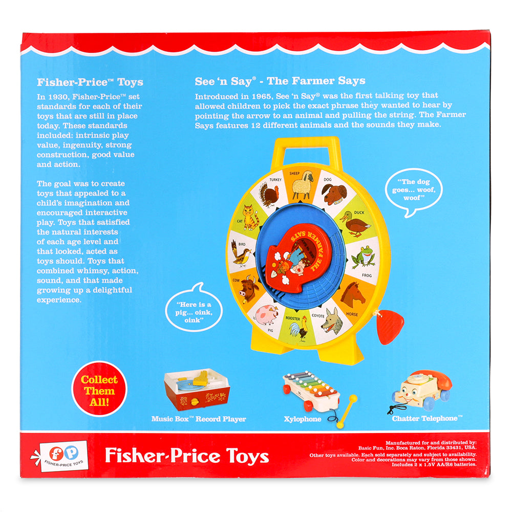 Fisher Price Classic See 'n Say Farmer Says Learning Toy
