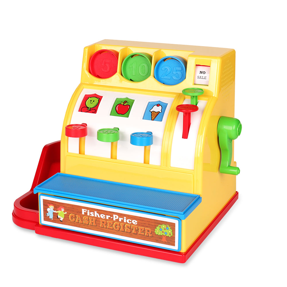 Fisher Price Classic Cash Register Toys & 6 Coins Included