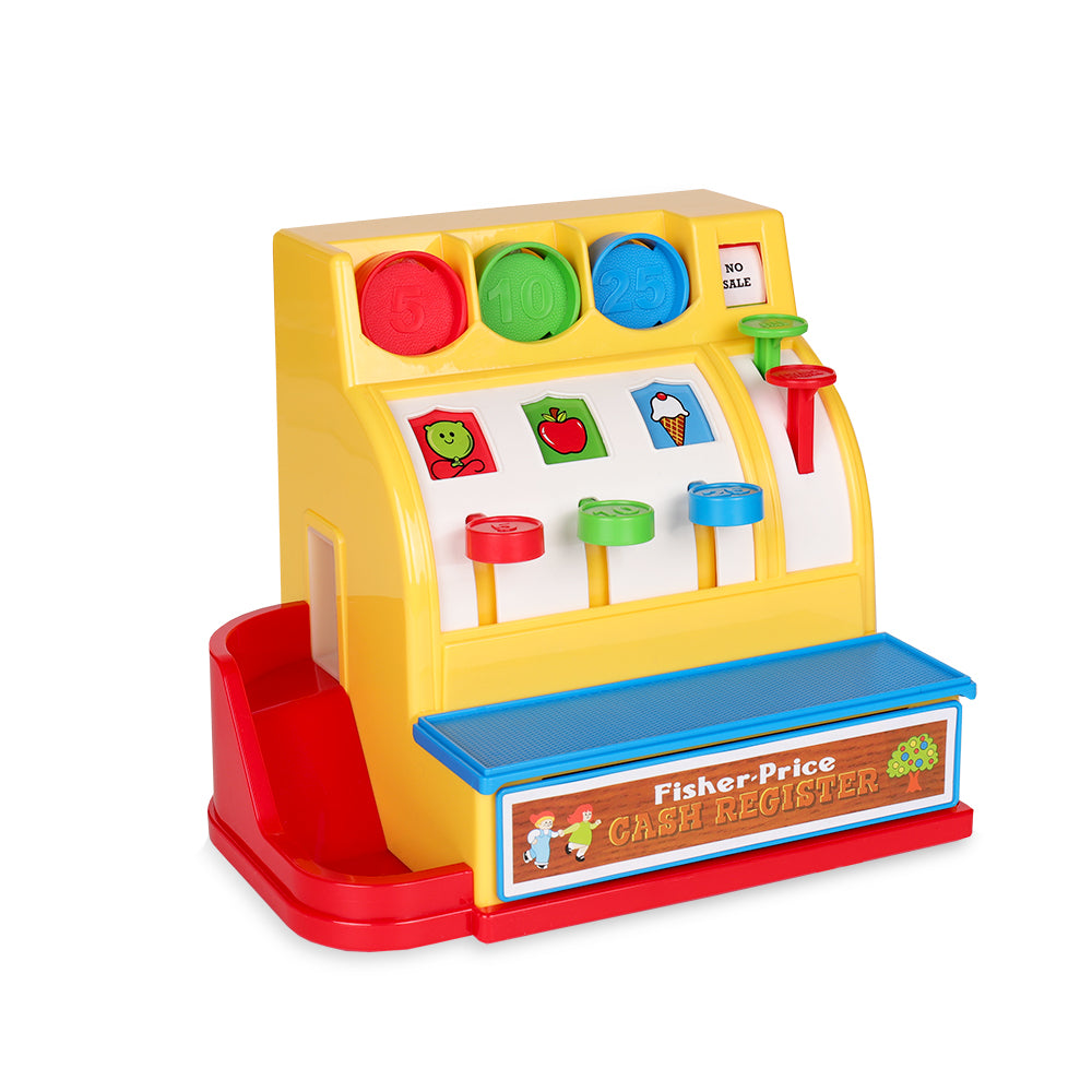 Fisher Price Classic Cash Register Toys & 6 Coins Included