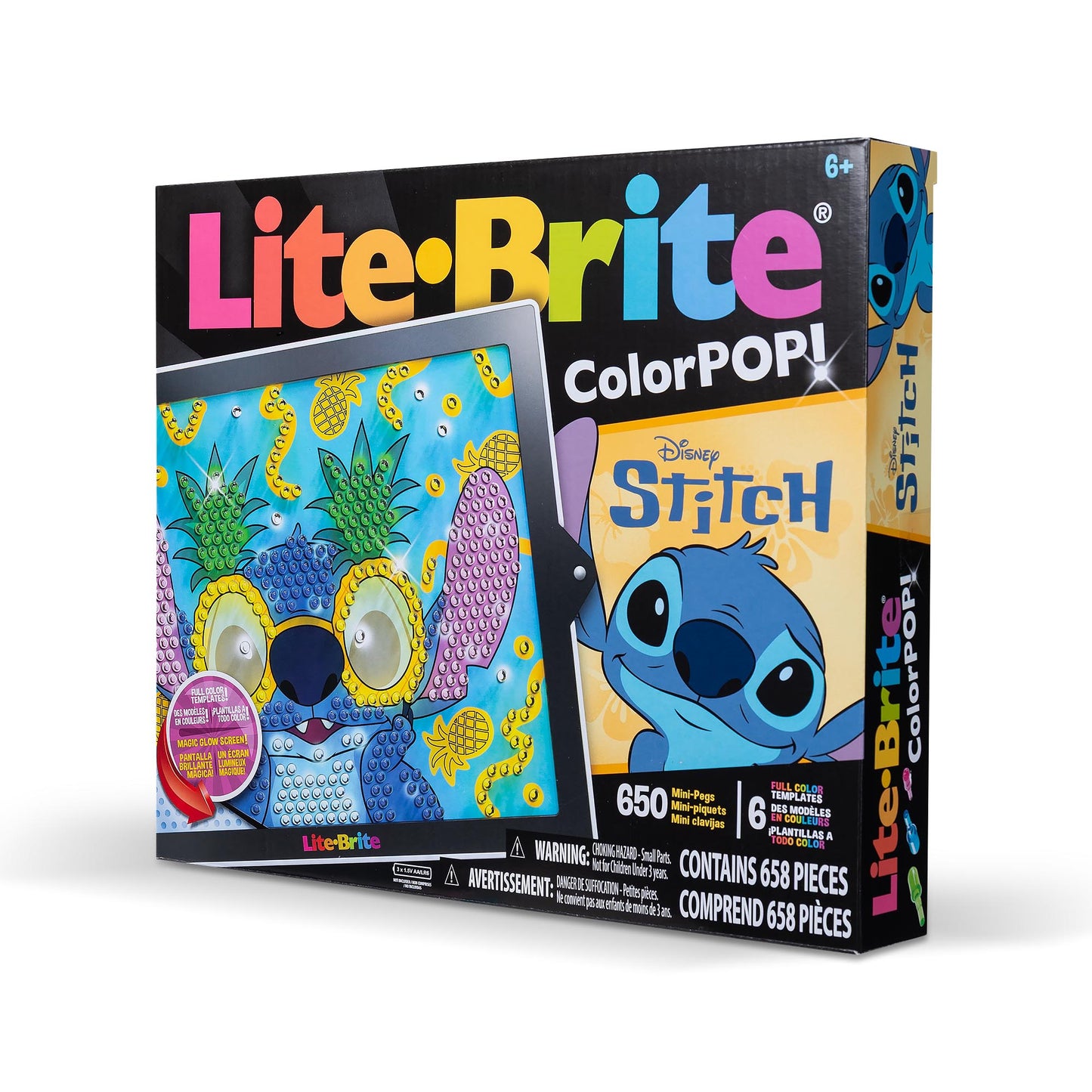 Lite-Brite Colourpop Disney Stitch Creative Peg Board Toy