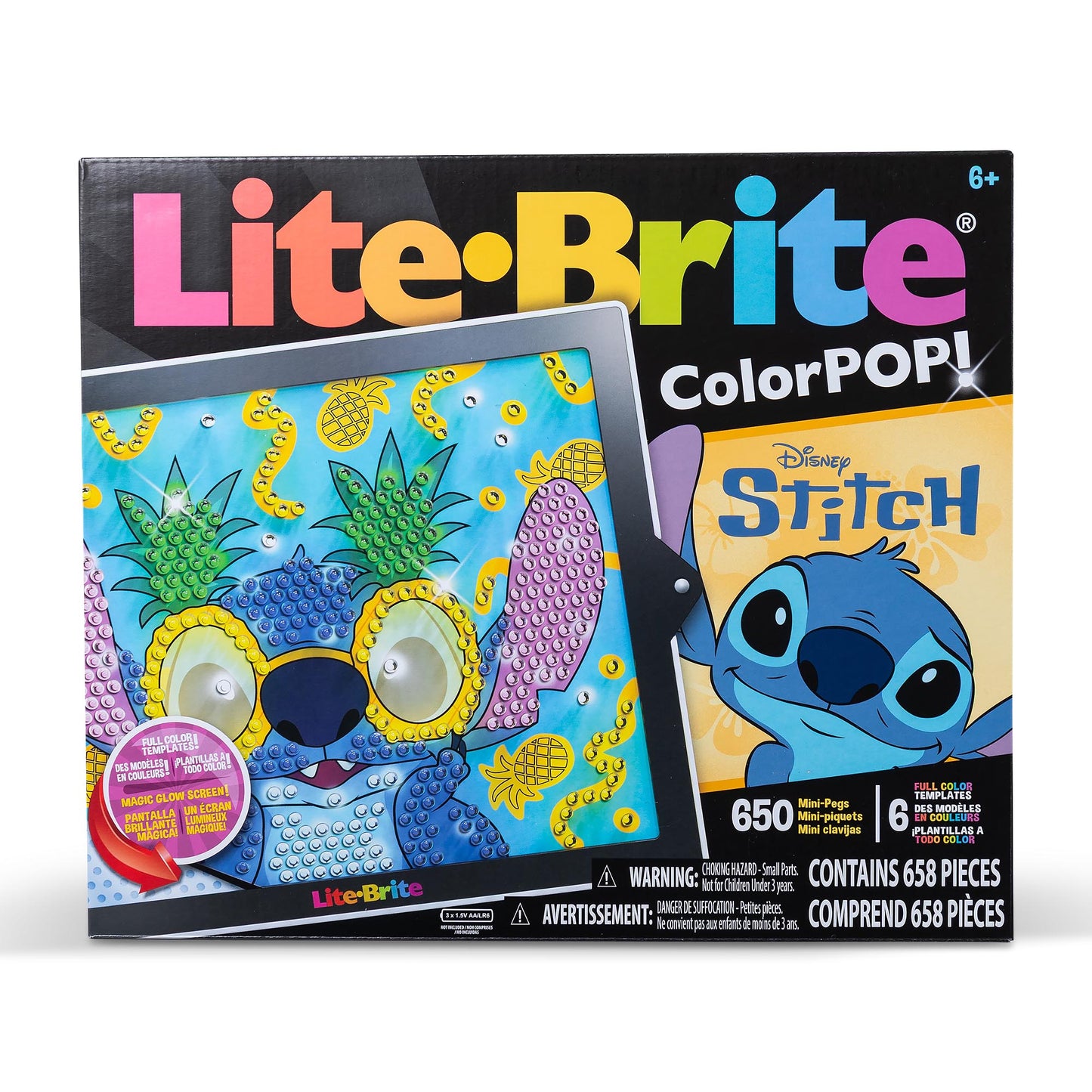 Lite-Brite Colourpop Disney Stitch Creative Peg Board Toy