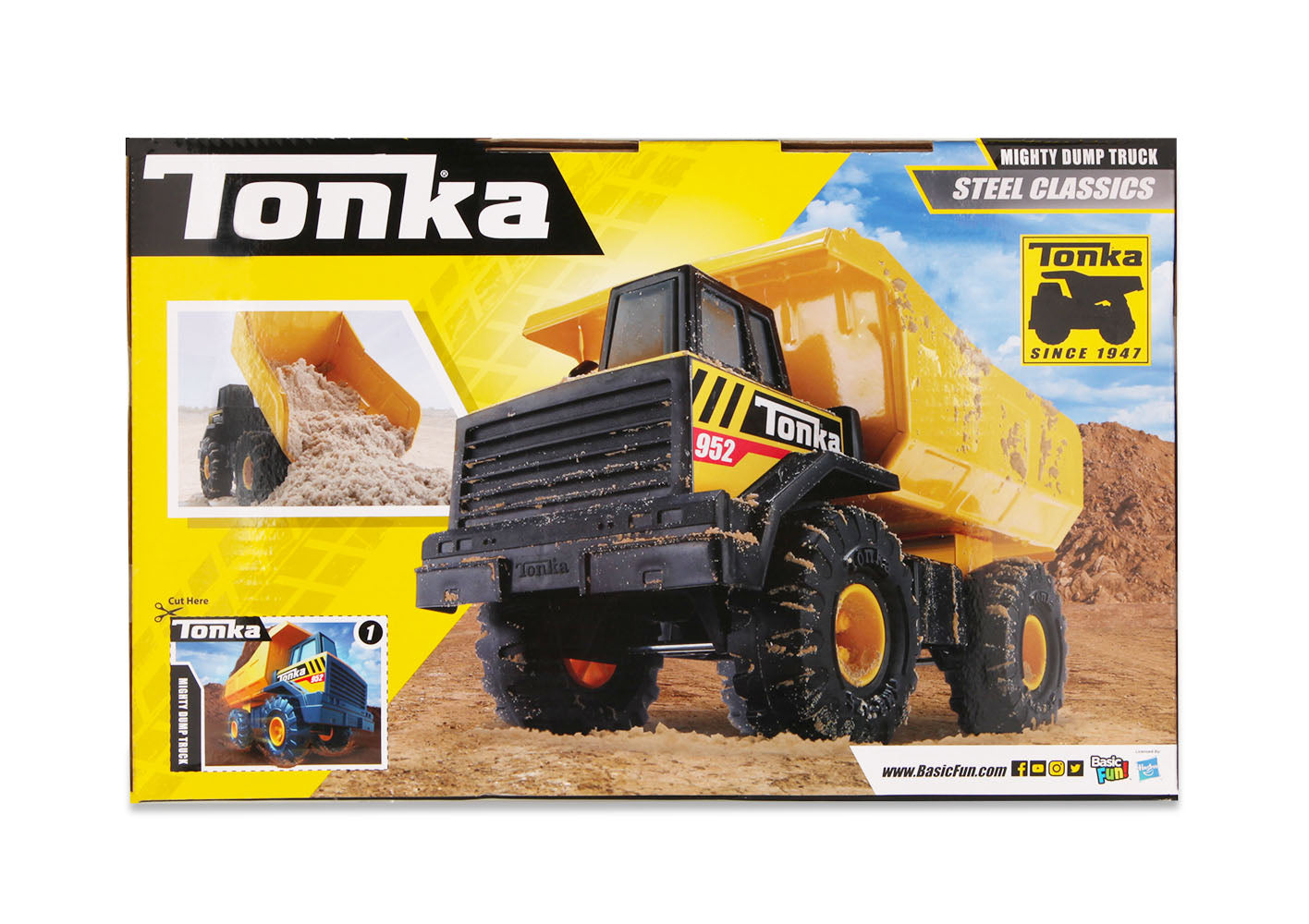 Tonka Steel Classics Mighty Dump Truck For Kids