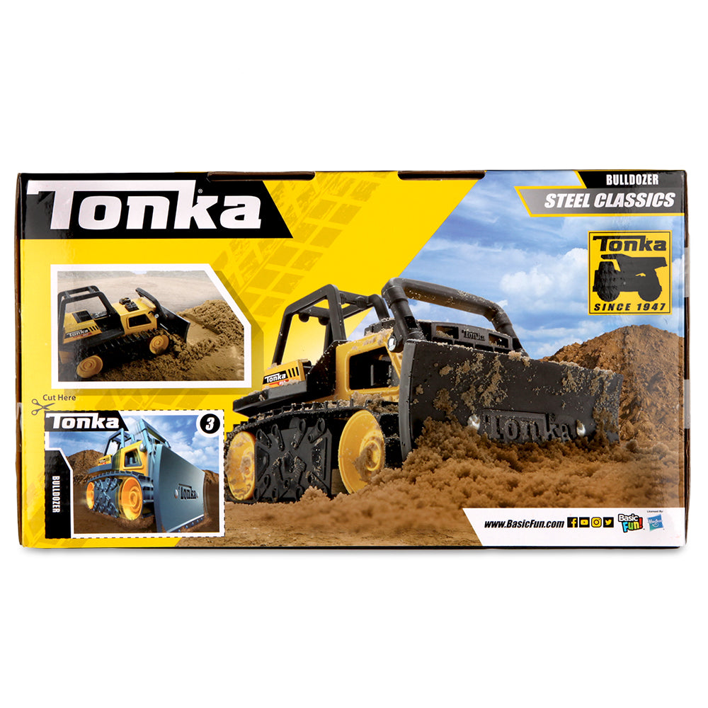 Tonka Steel Classics Bulldozer for Kids