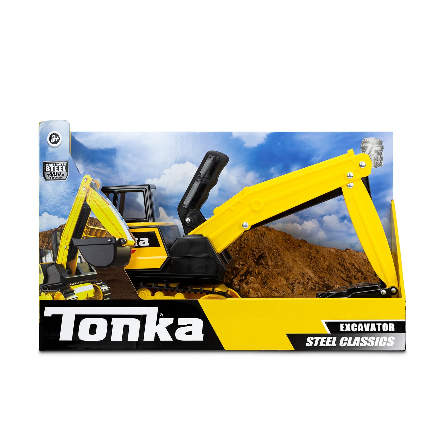 Tonka Steel Classics Excavator Toy For Kids