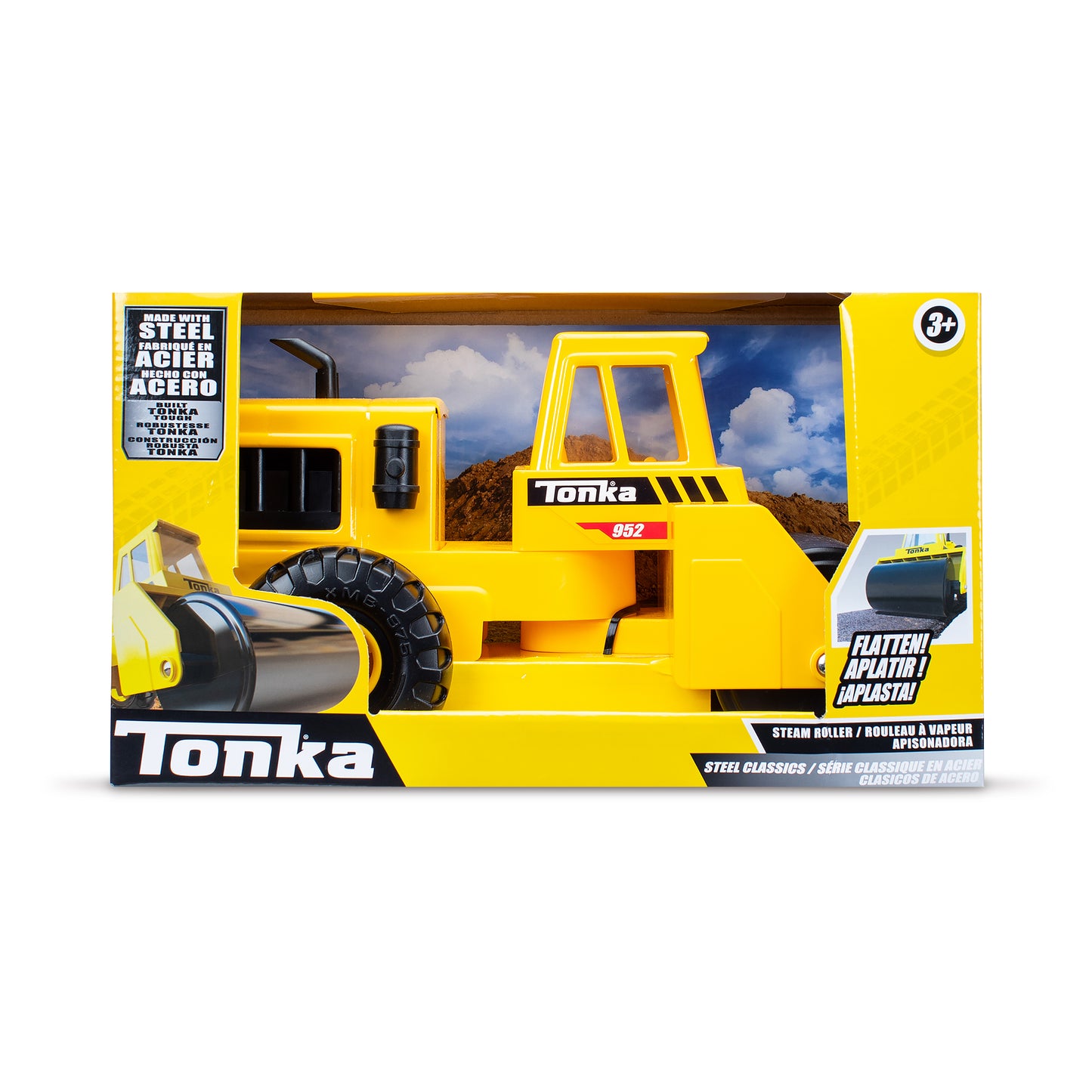 Tonka Steel Classics Steam Roller for Kids