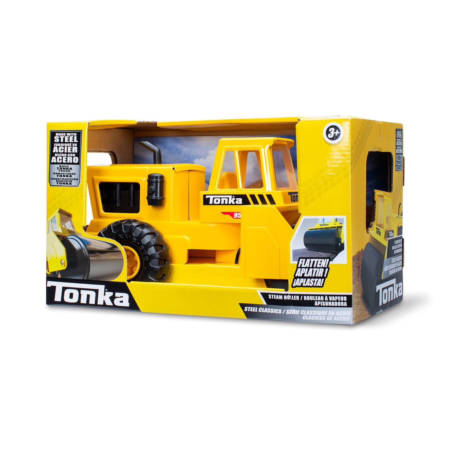Tonka Steel Classics Steam Roller for Kids