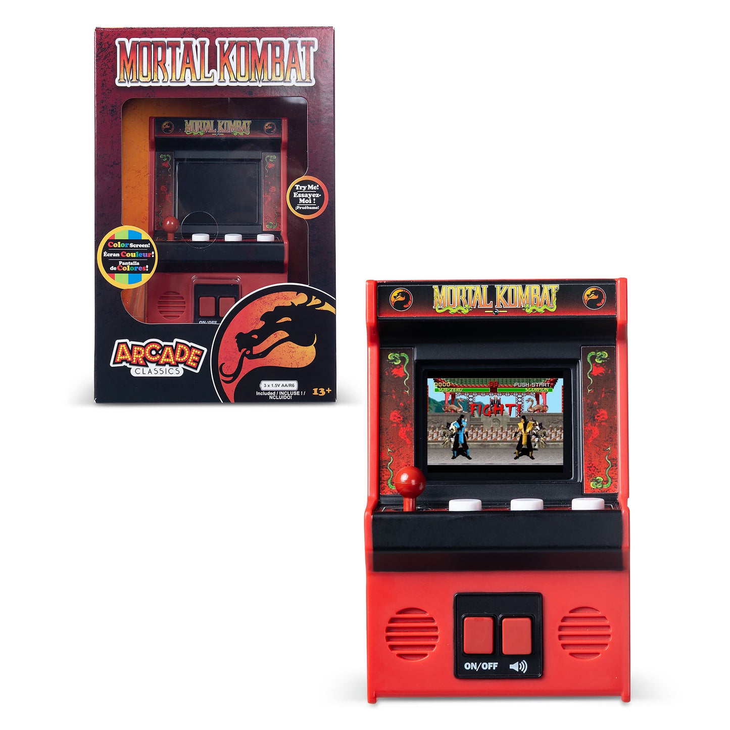 Mini Classic Mortal Combat Handheld Arcade Game