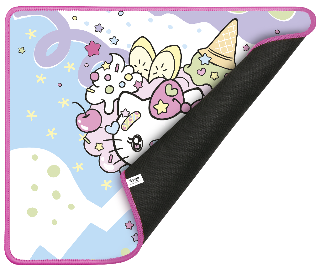 Officially Licensed Hello Kitty 'Ice Cream' Konix Mouse Pad (Medium)