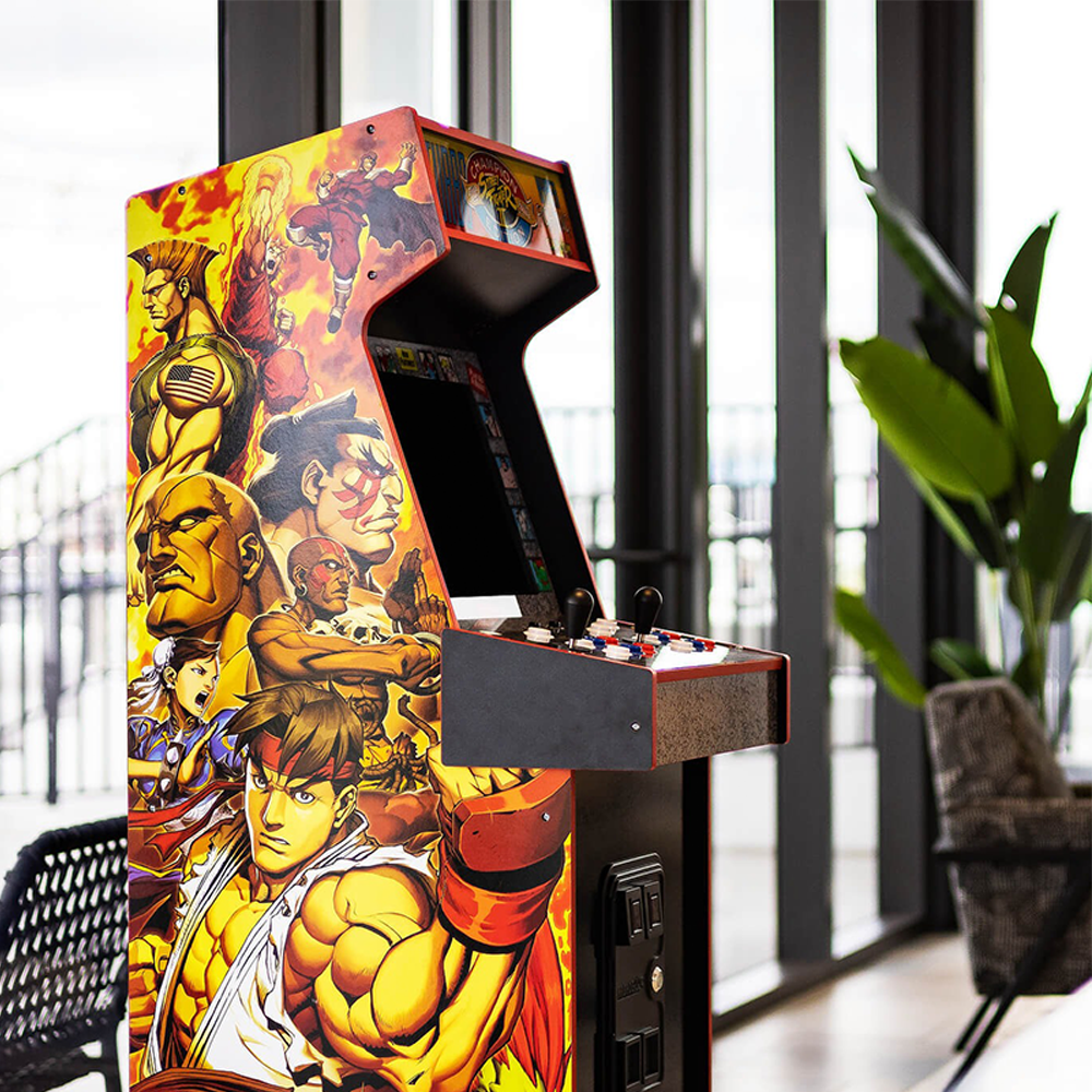Arcade1Up Street Fighter Turbo Legacy Yoga Flame 14-in-1 Wifi Enabled Arcade Machine