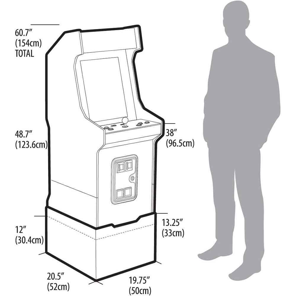 Arcade1Up Pac-Mania Legacy 14-in-1 Wifi Enabled Arcade Machine