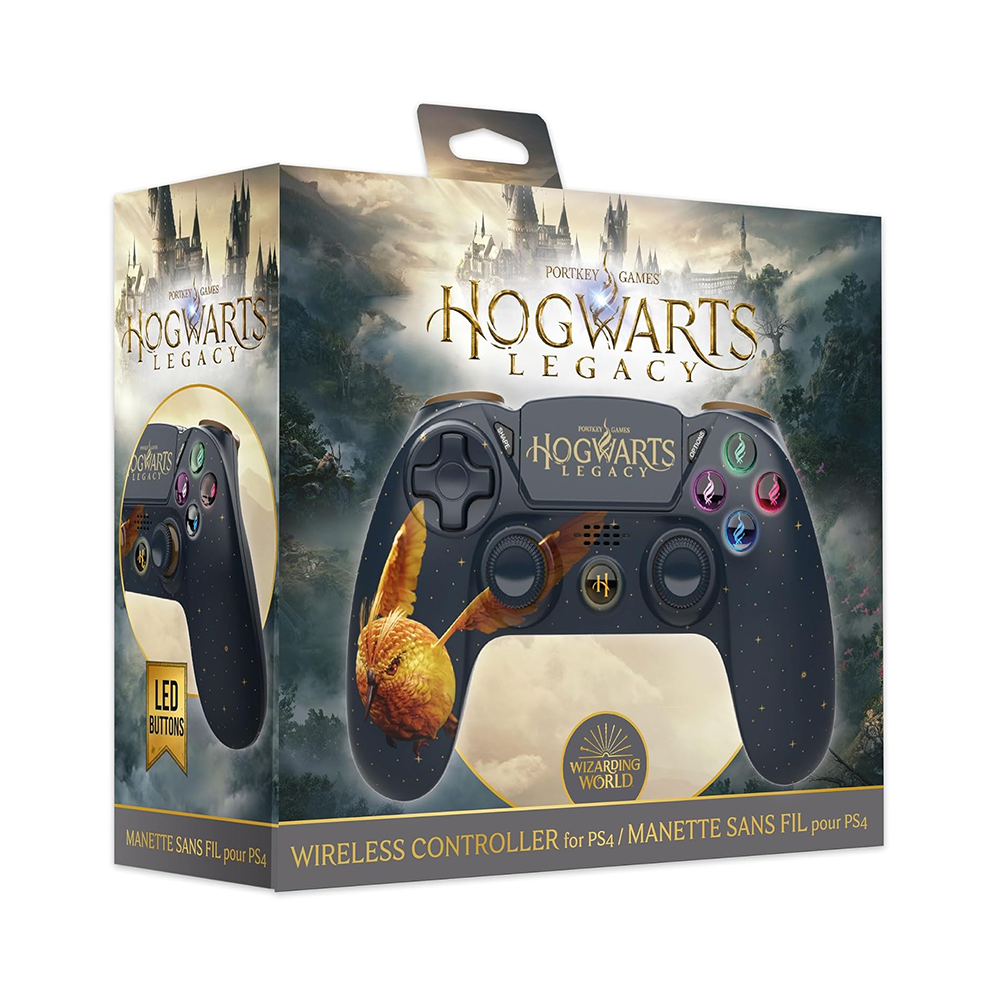 Freaks And Geeks Hogwarts Legacy Golden Snidget Wireless PS4 Light-Up controller
