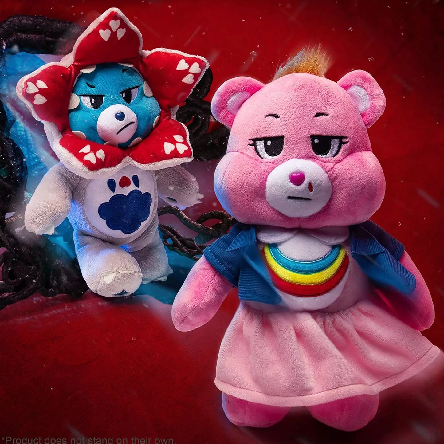 Care Bears X Stranger Things Twin Pack (Cheer as Eleven and Grumpy as Demogorgon)