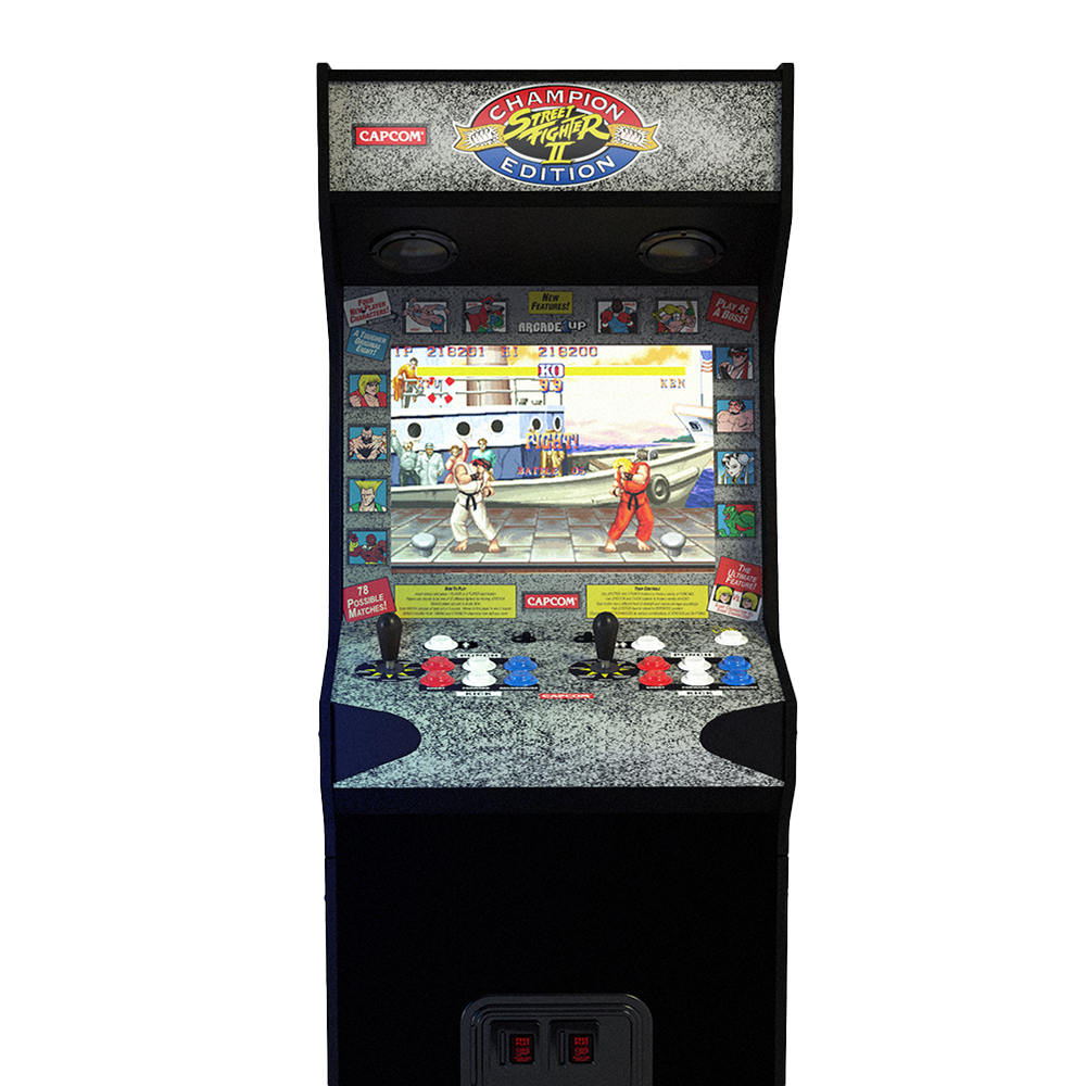 Arcade1up - Street Fighter Deluxe 14-In-1 Wifi Enabled Arcade Machine
