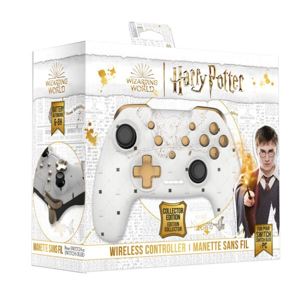 Harry Potter Nintendo Switch Wireless Controller - Hedwig Design