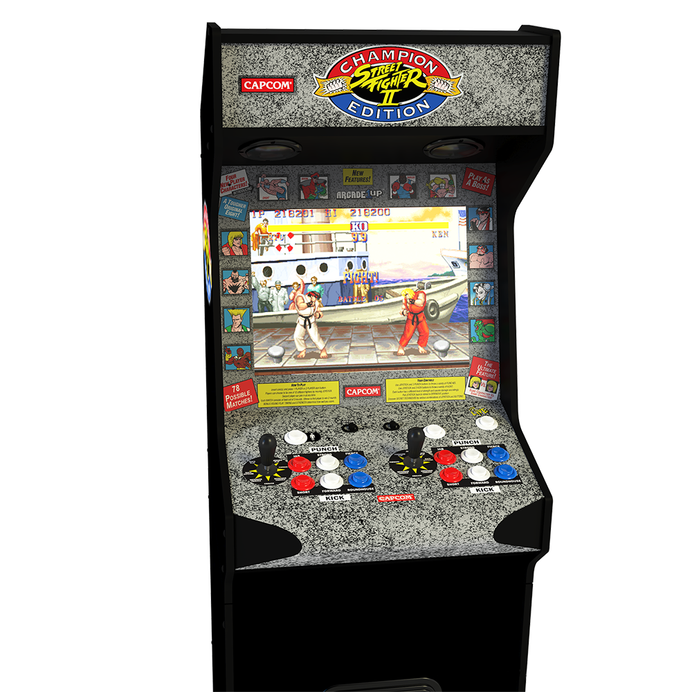 Arcade1up - Street Fighter Deluxe 14-In-1 Wifi Enabled Arcade Machine