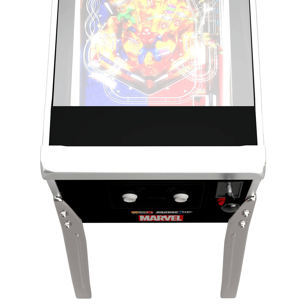 Arcade1up Marvel Digital Pinball Machine 10-in-1 Arcade Pinball With Dual LCD Screens