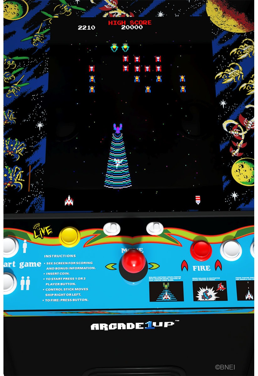 Arcade1Up Galaga Deluxe Wifi Enabled Arcade Machine