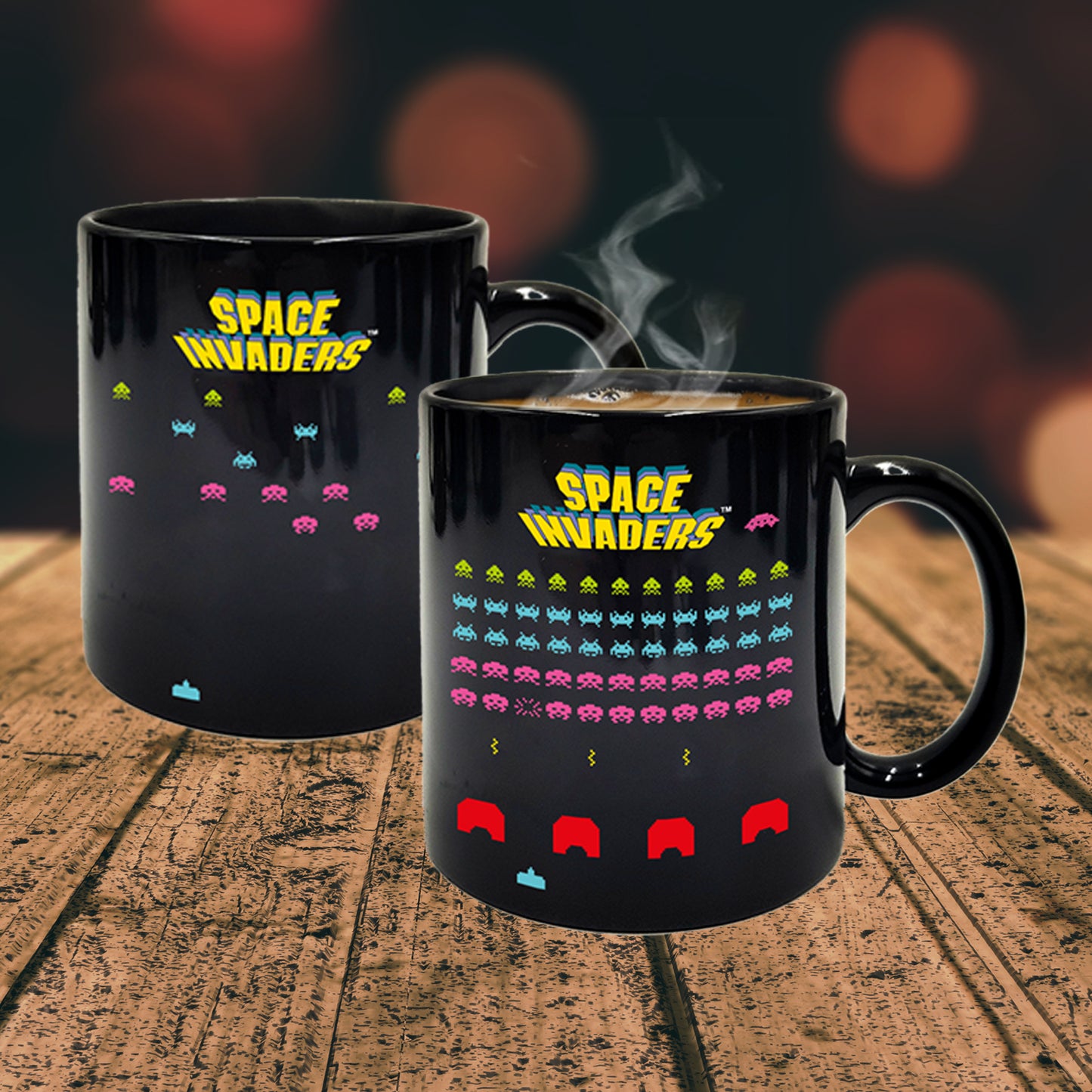 Space Invaders Heat Colour Change Mug - 350ml