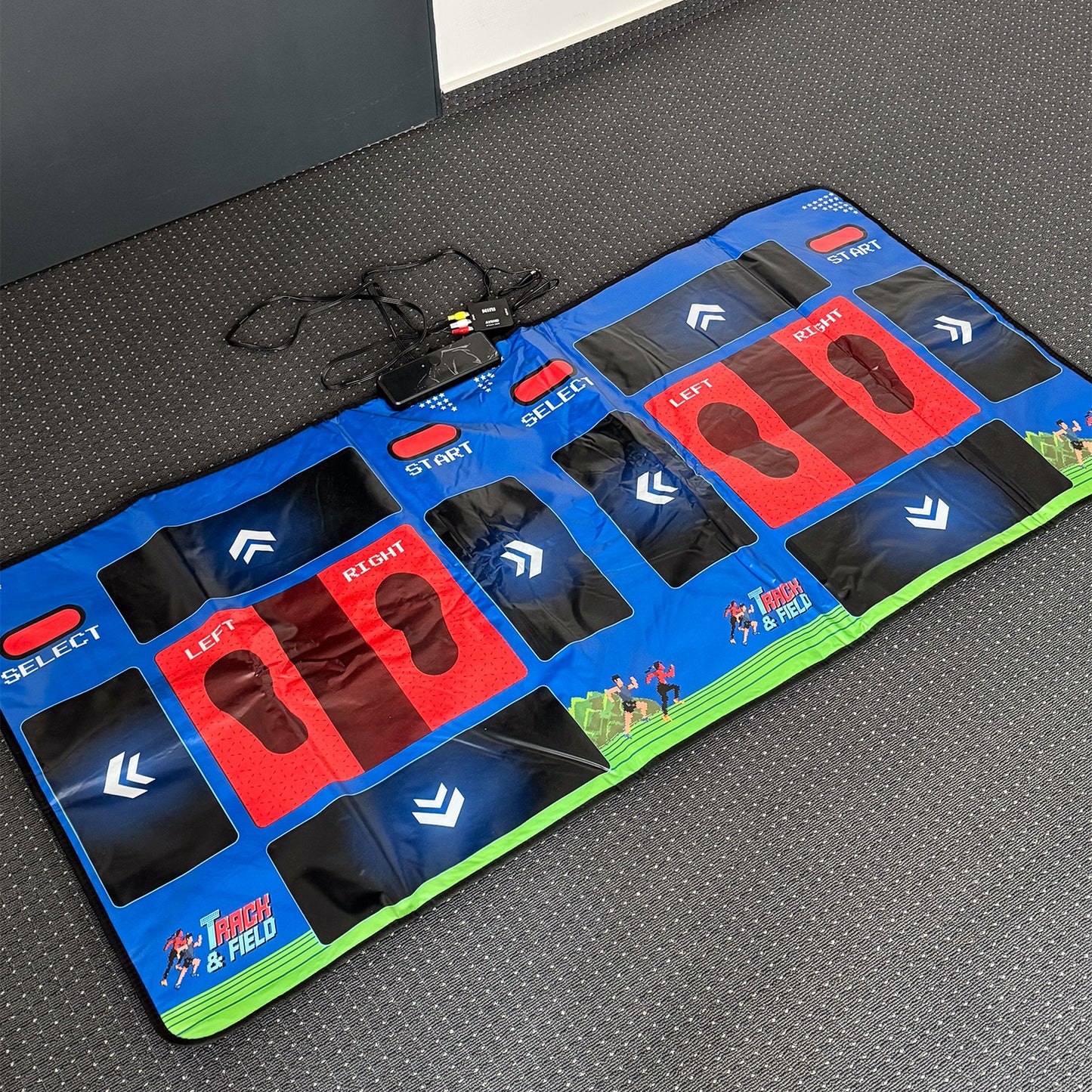 Track and Field Interactive Game Mat with 25 Built-In Sports Games – HDMI & AV Compatible