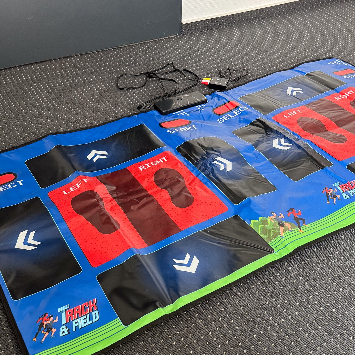 Track and Field Interactive Game Mat with 25 Built-In Sports Games – HDMI & AV Compatible