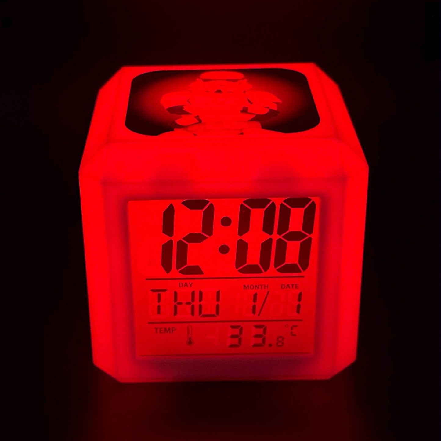 Original Stormtrooper: Storm Trooper LED Design - Star Wars Digital Alarm Clock