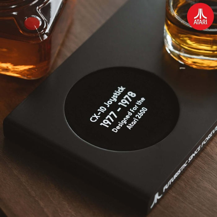 Atari CX-10 Controller Joystick Decanter & Whisky Glass Set