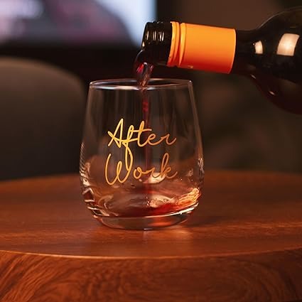 Thumbs Up! - Before Work After Work Mug and Wine Glass Set