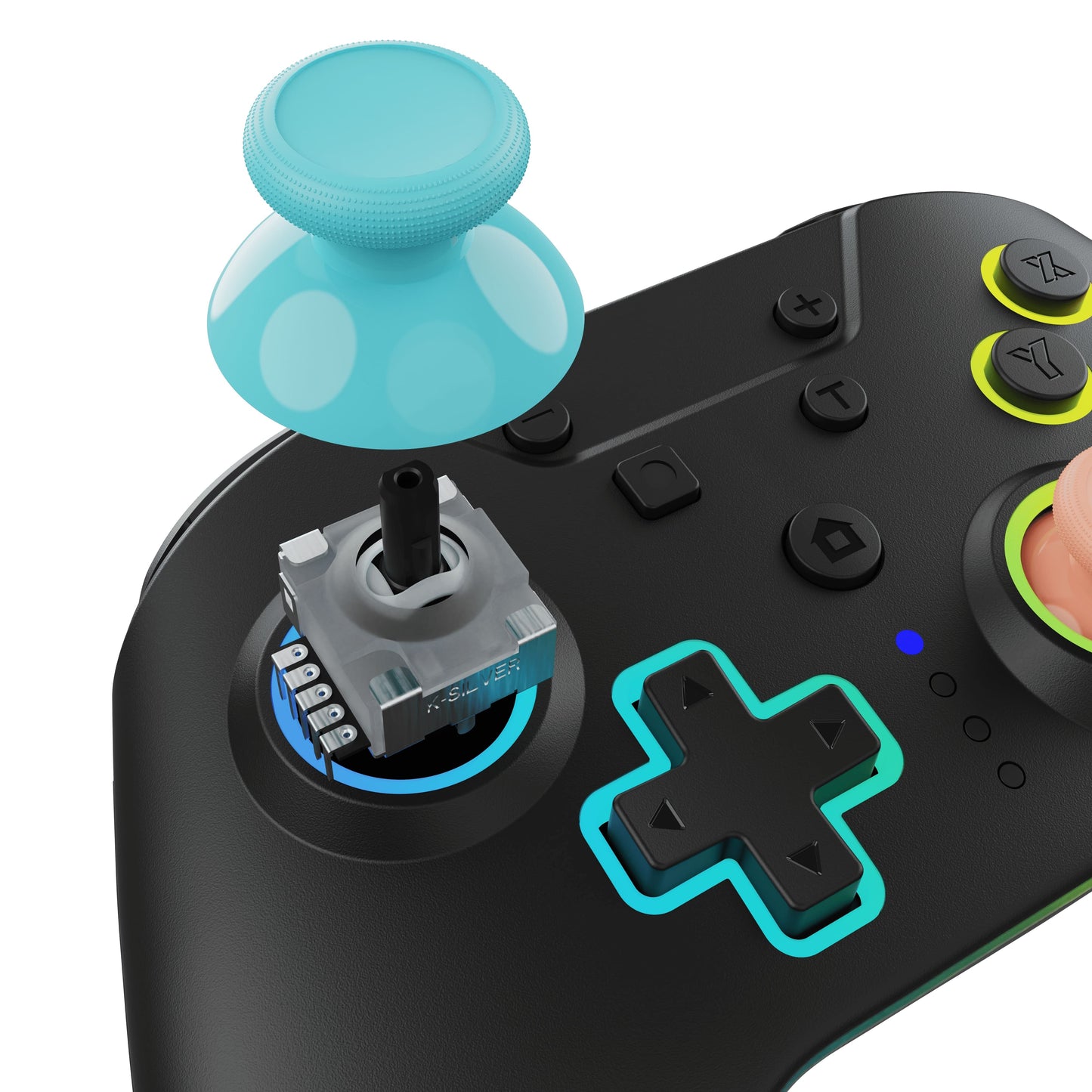 Hyperkin Wireless Controller for Nintendo Switch 2, OLED, Lite - Hall Effect Sticks, RGB Lighting & Pro Paddle Buttons