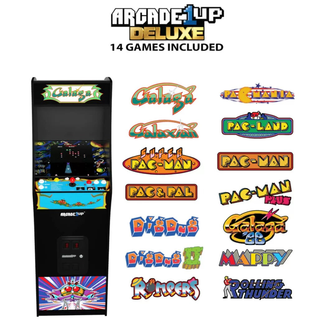 Arcade1Up Galaga Deluxe Wifi Enabled Arcade Machine