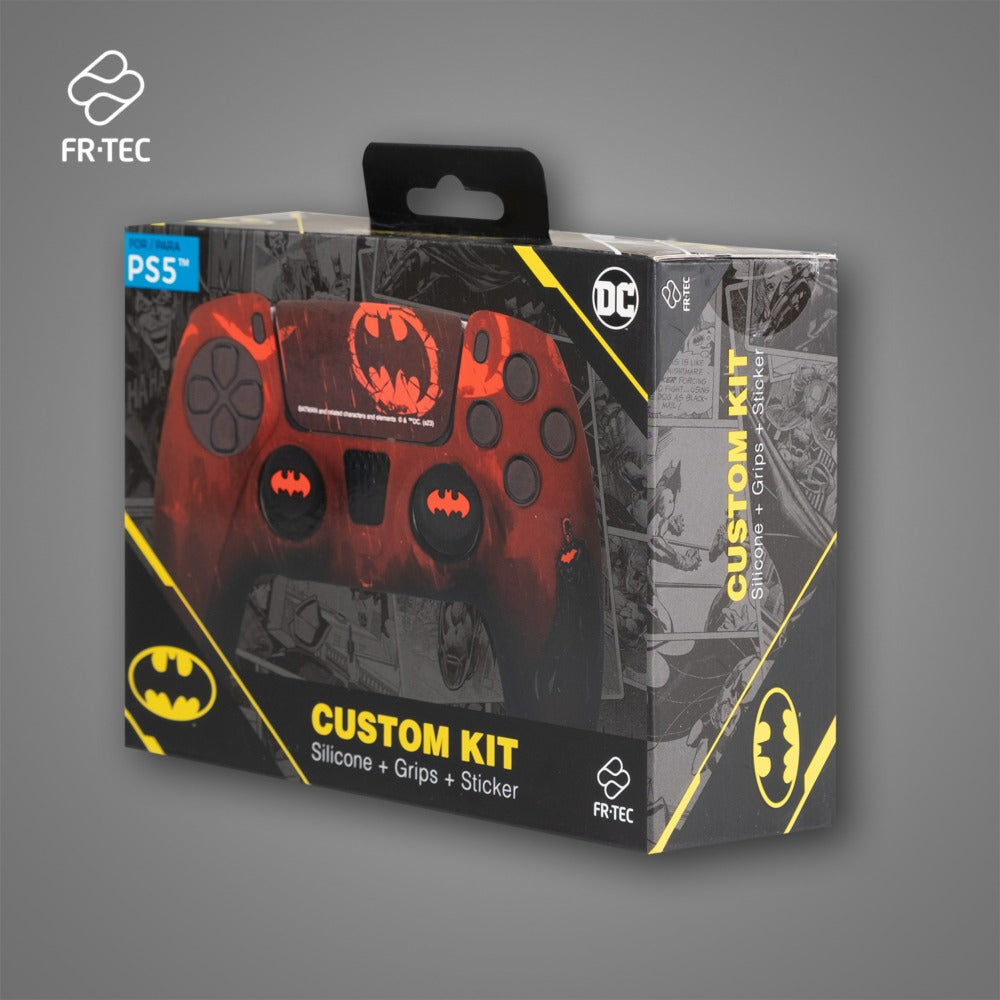 Batman PS5 Dualsense Controller Accessories Pack (Skin/Thumb Grips)