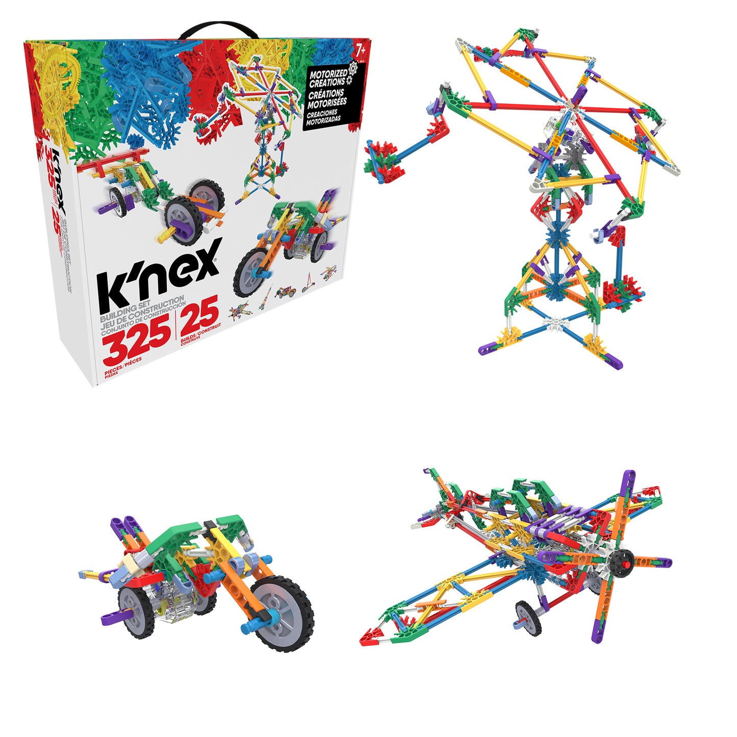 K’NEX Motorized Creations Building Set 325-Piece