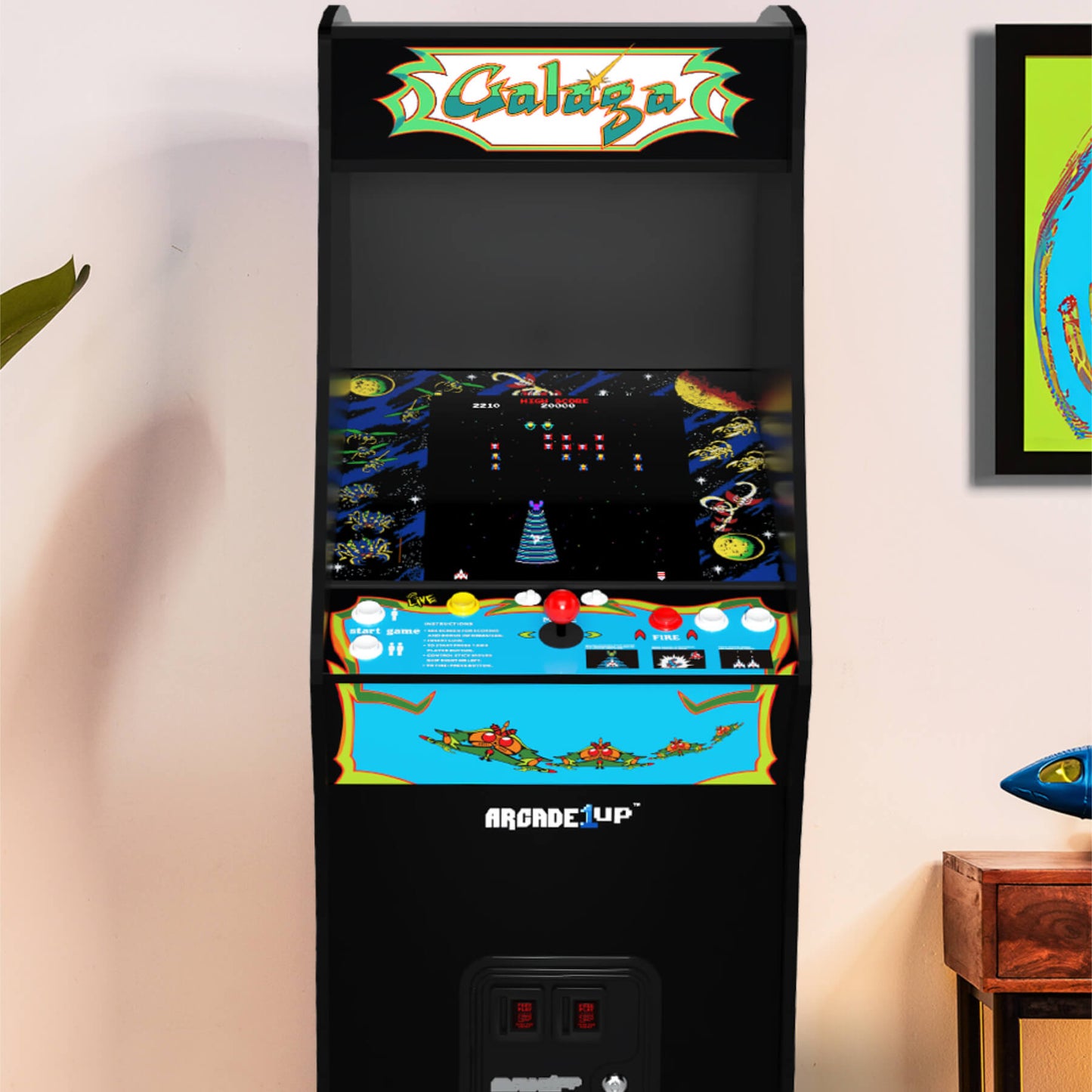 Arcade1Up Galaga Deluxe Wifi Enabled Arcade Machine