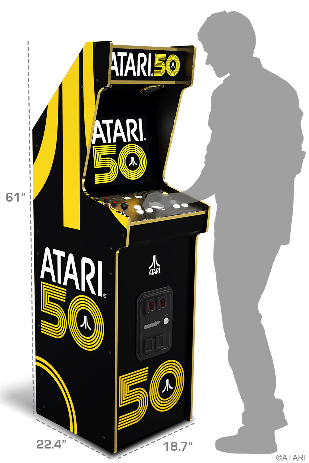 Atari 50th Annivesary Deluxe Arcade Machine - 50 Games in 1