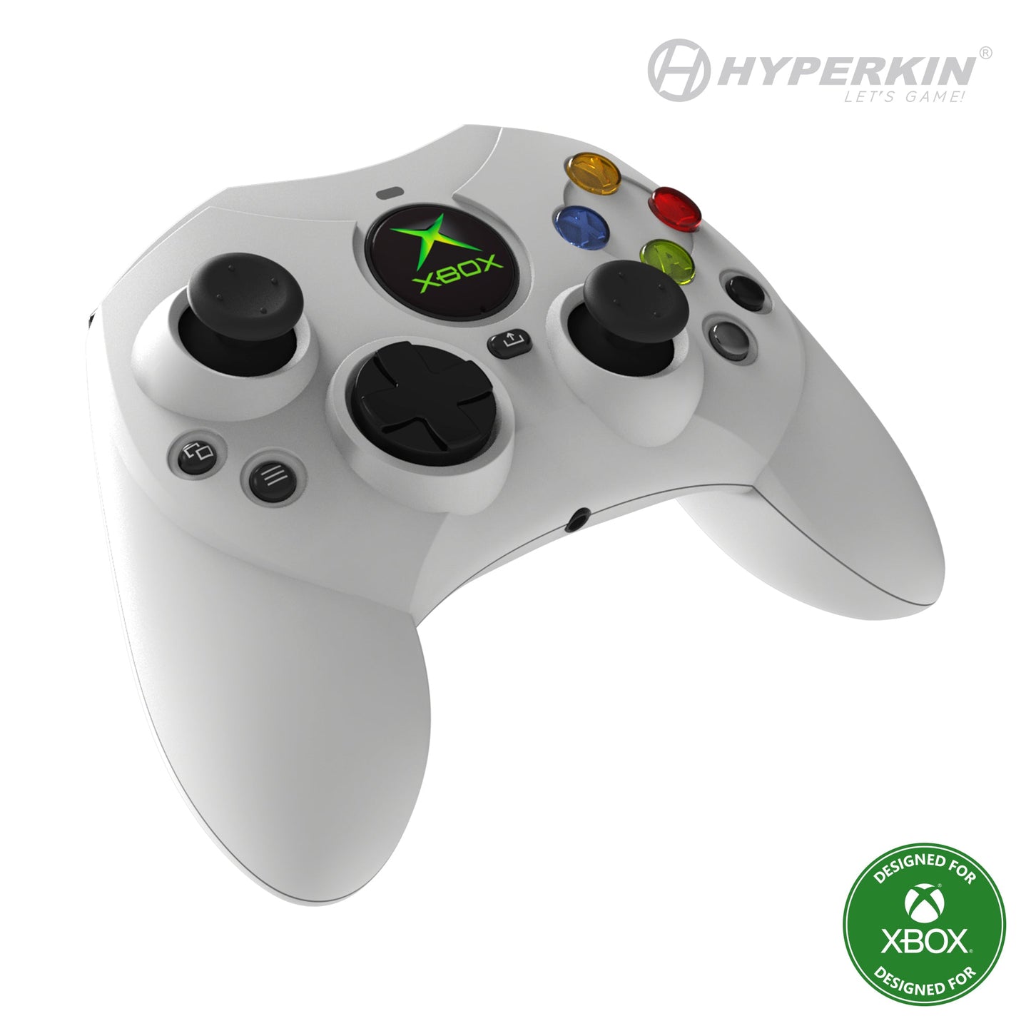 Hyperkin - DuchesS for Xbox Series X|S & PC Wired Game Controller with Hall Effect Sticks (White)