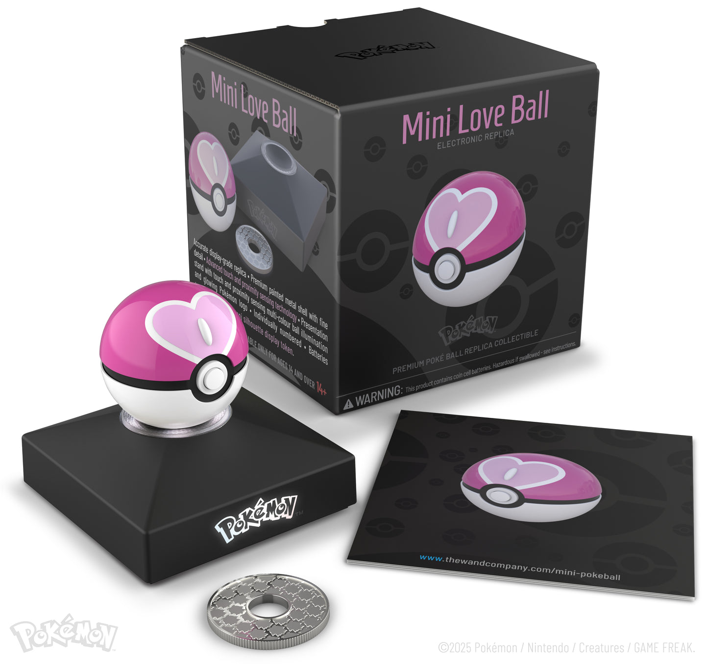 Pokémon Die-Cast Mini Love Ball Replica