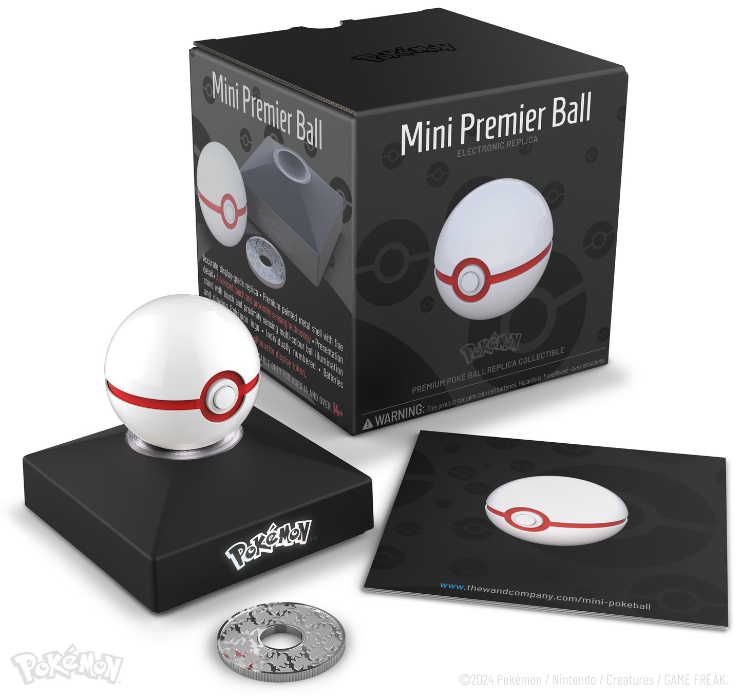 Pokémon Die-Cast Mini Premier Ball Replica