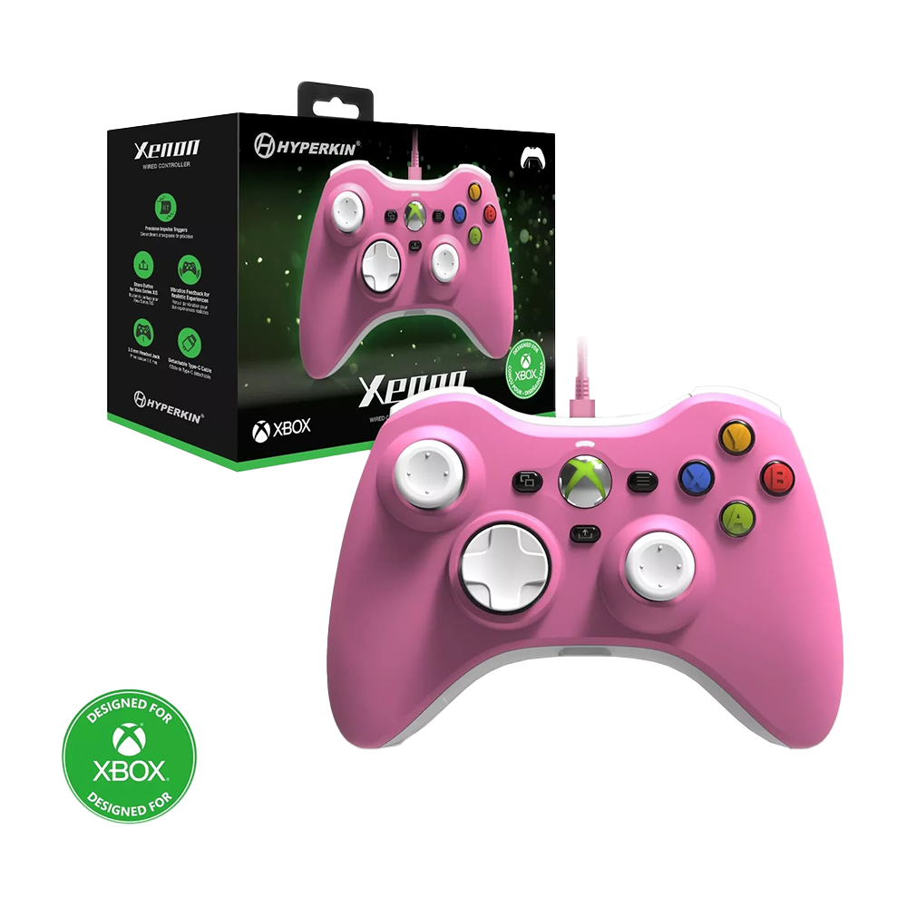 Hyperkin Xenon Xbox Series X/S Wired Controller - Pink
