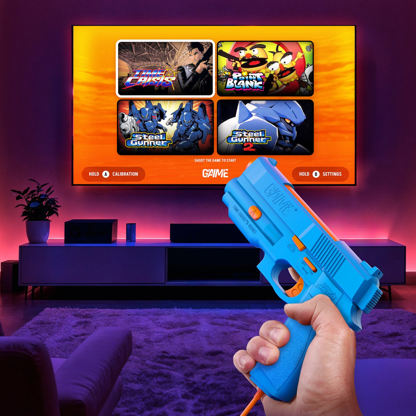 G’AIM’E Time Crisis Premium Plug & Play Home Console (Coming Soon!)