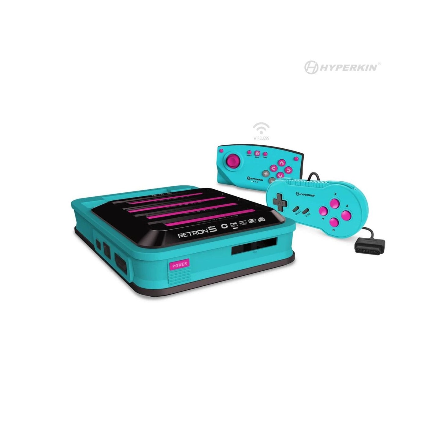 Hyperkin RetroN 5 HD Gaming Console for NES®/ Super NES®/ Super Famicom™/ Genesis/ Mega Drive/ Famicom™/ Game Boy®/ Game Boy Color®, and Game Boy Advance® - Hyper Beach