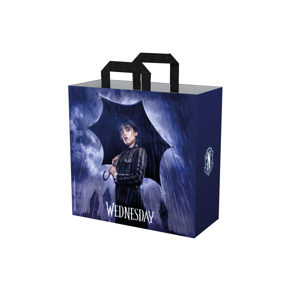 Wednesday Addams & Nevermore Academy Shopping Tote Bag 2x Bundle