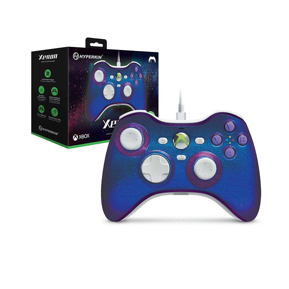 Xenon Xbox Series X/S Wired Controller - Twilight Galaxy