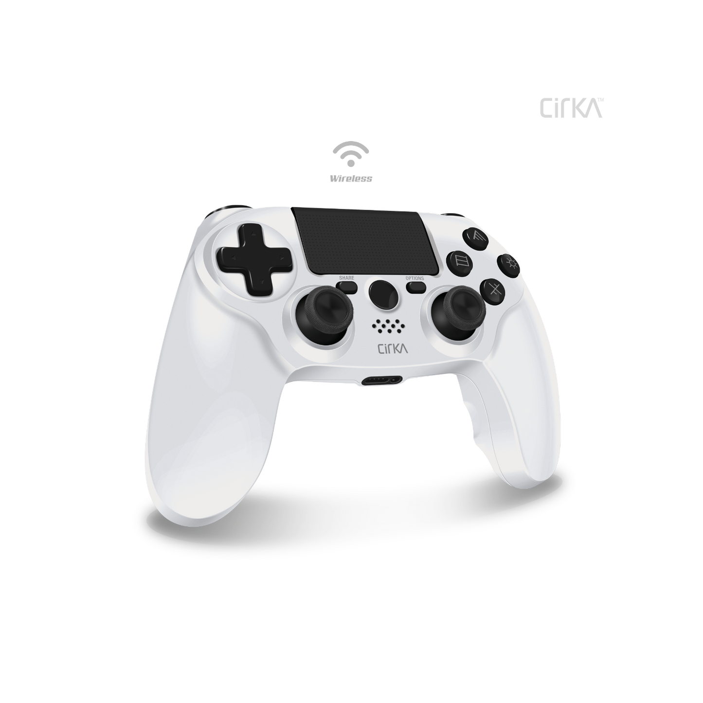 NuForce PS4 Wireless Controller - White