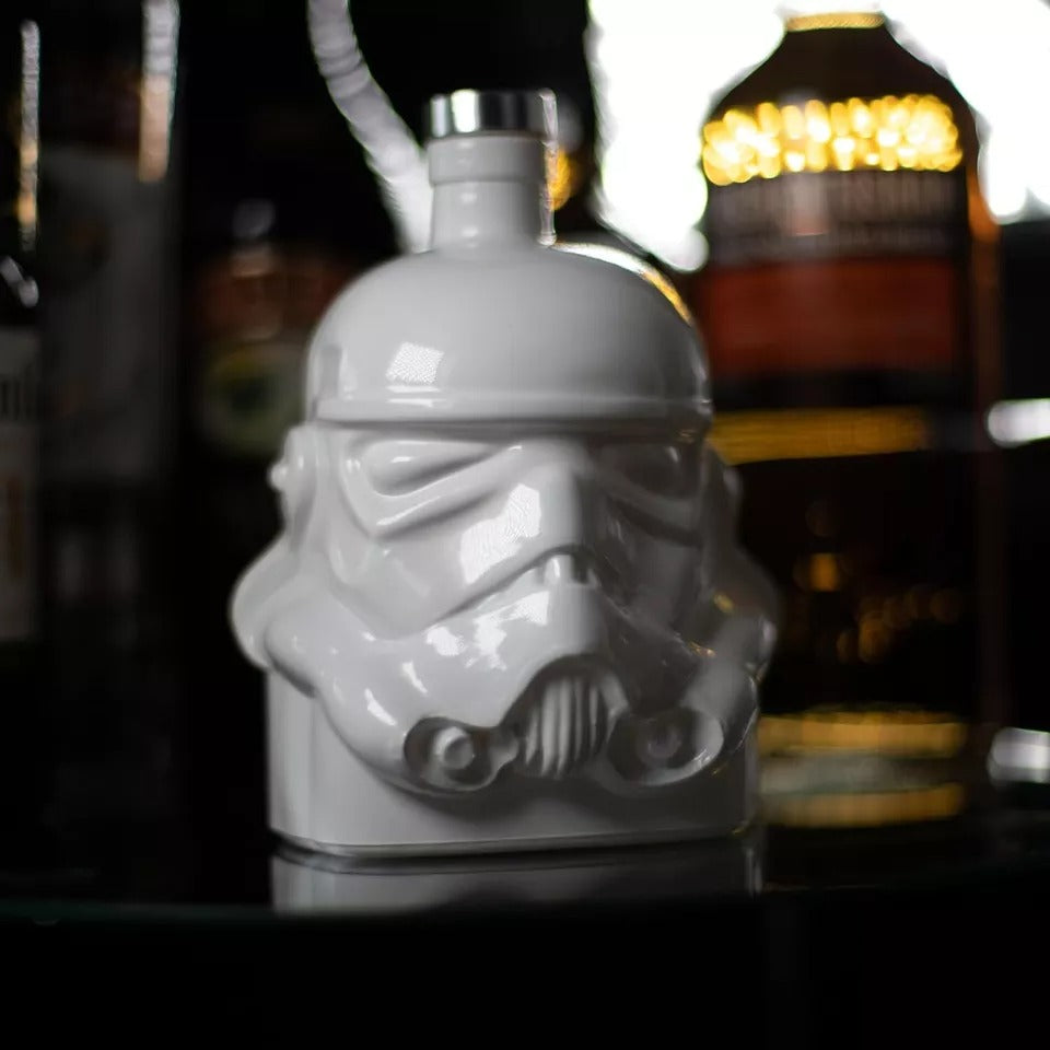 Thumbs Up! - Original Star Wars Ceramic Stormtrooper Helmet Decanter - White