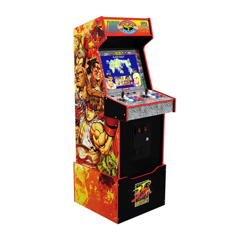 Arcade1Up Street Fighter Turbo Legacy Yoga Flame 14-in-1 Wifi Enabled Arcade Machine