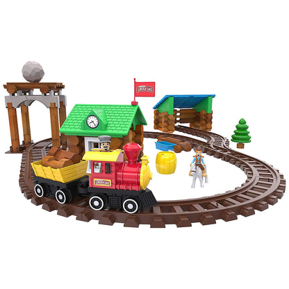 LINCOLN LOGS Sawmill Express Train Building Set