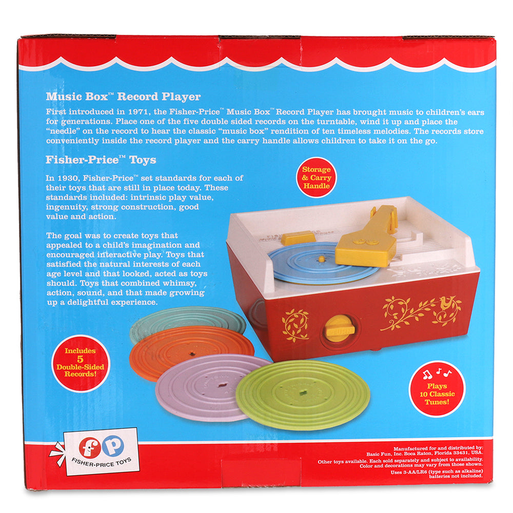Fisher Price Record Player Music Toy With 10 Classic Tunes