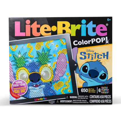 Lite-Brite Colourpop Disney Stitch Creative Peg Board Toy