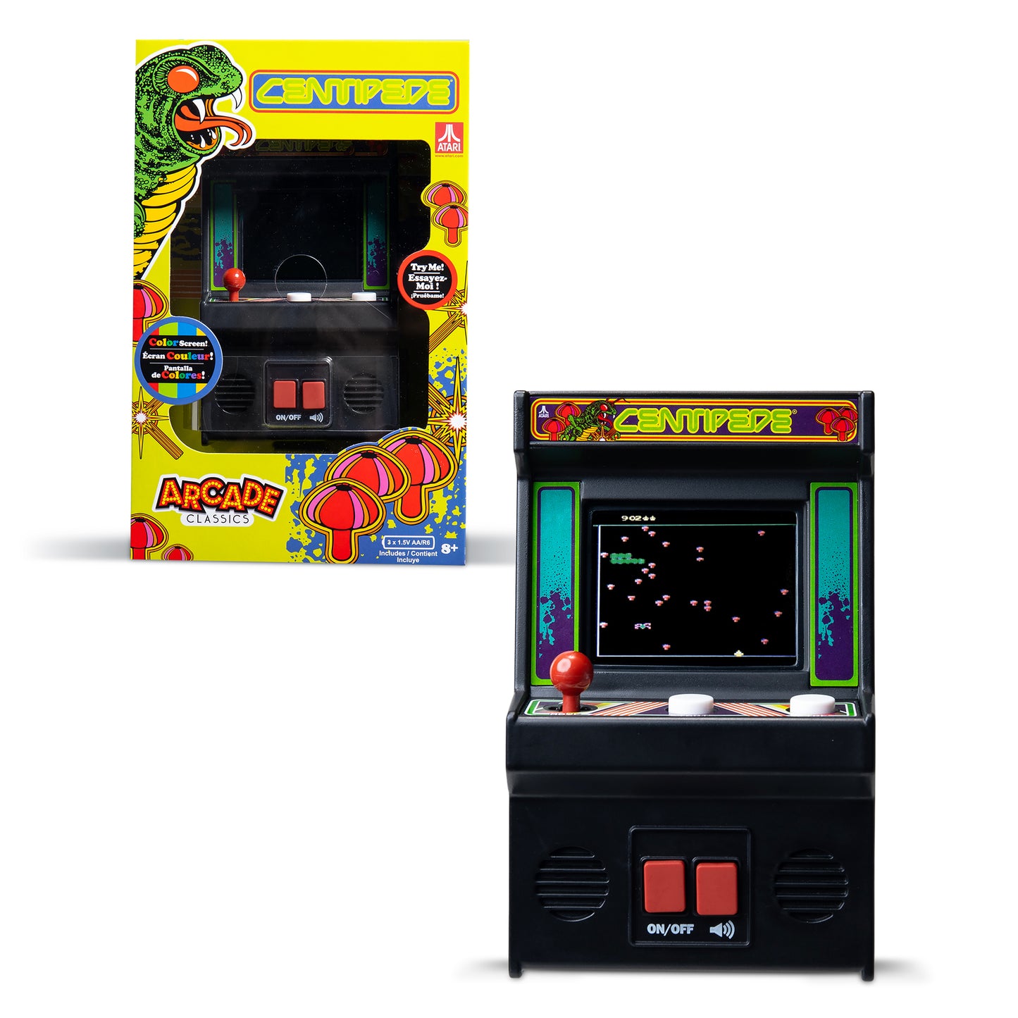 Mini Classic Centipede Handheld Arcade Game