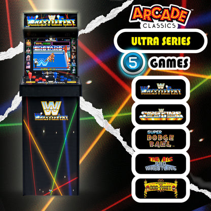 WWE Wrestlefest 5-in-1 Deluxe Arcade Machine (Pre-Order | Ship Date: 20/11/2025)