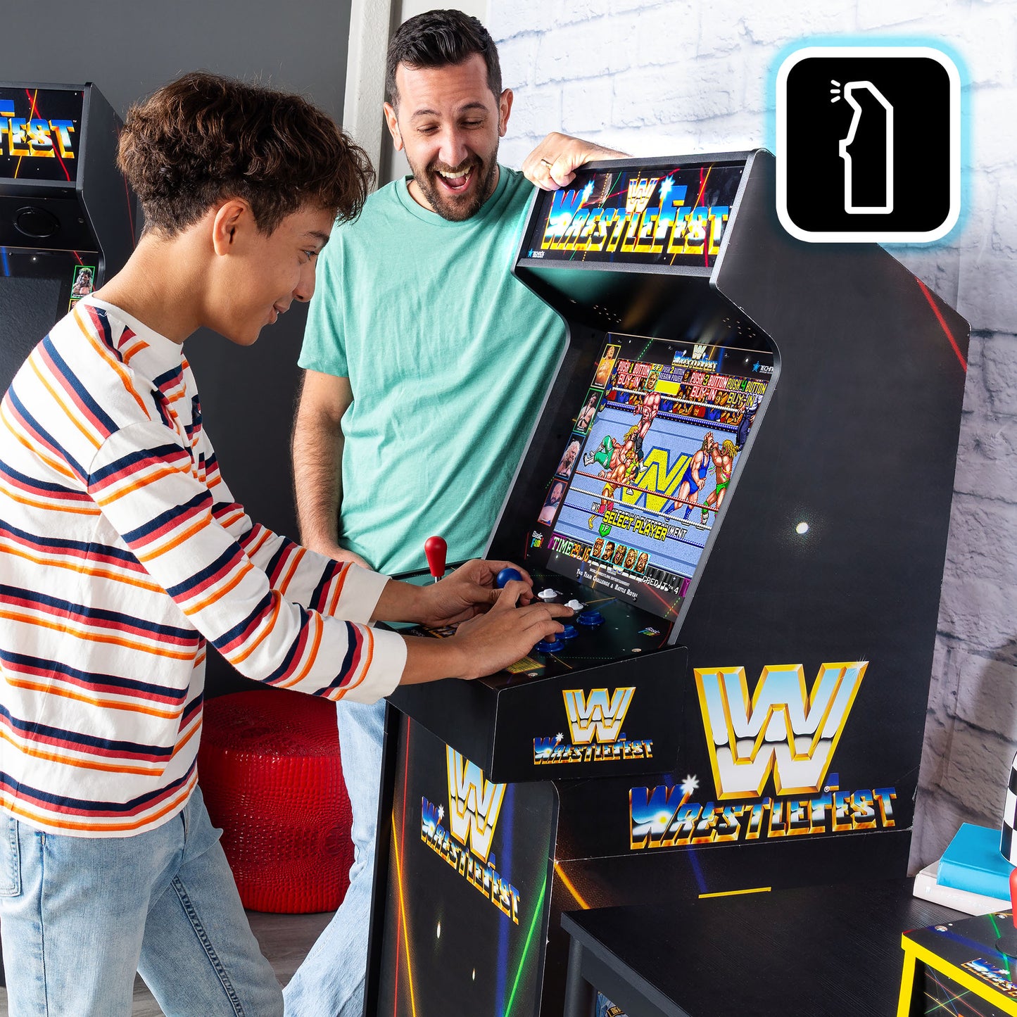 WWE Wrestlefest 5-in-1 Deluxe Arcade Machine (Pre-Order | Ship Date: 20/11/2025)